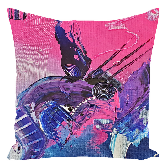 Purple Haze Throw Pillows