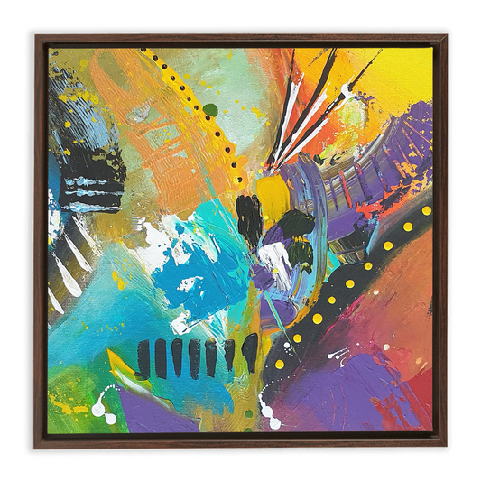 MardiGraz Framed Canvas Wraps