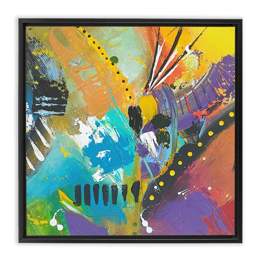 MardiGraz Framed Canvas Wraps