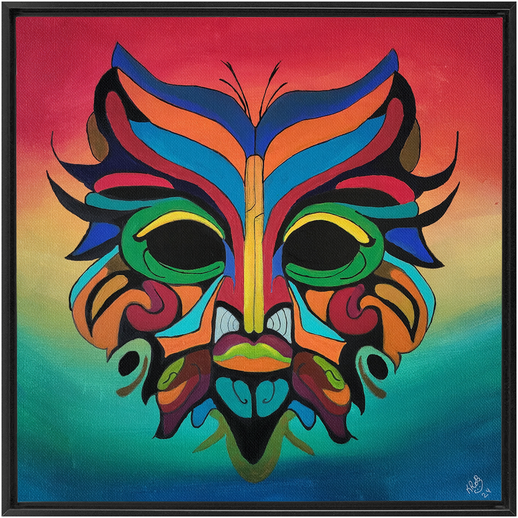 Sun-Da Framed Traditional Stretched Canvas