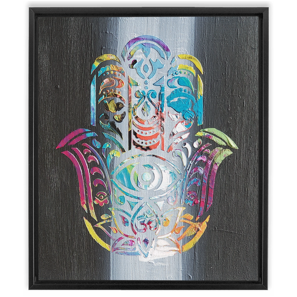 Hamsa I Framed Canvas Wraps