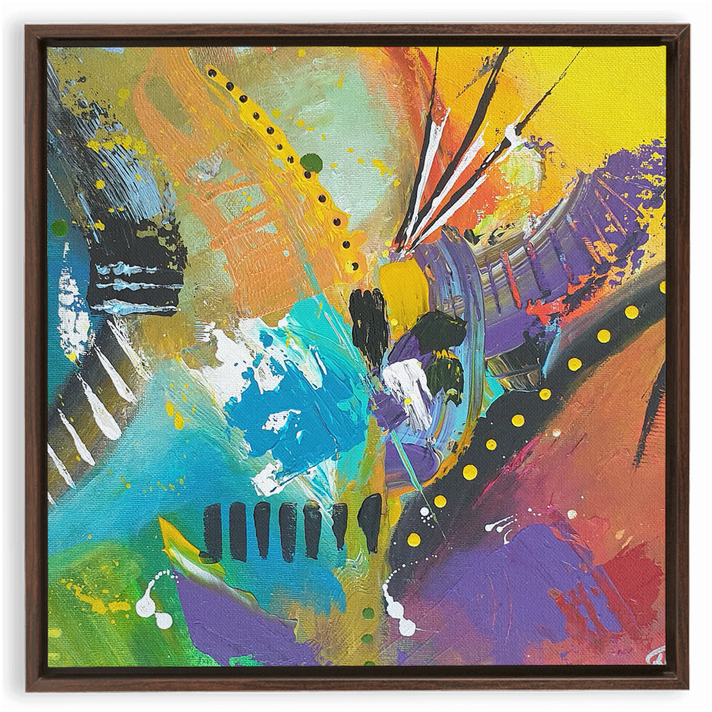 MardiGraz Framed Canvas Wraps