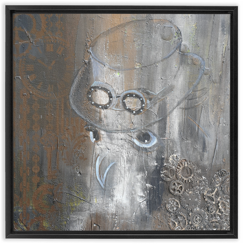 Mr.Who Framed Canvas Wraps