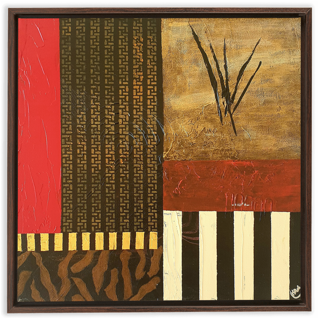 Śānti Framed Canvas Wraps