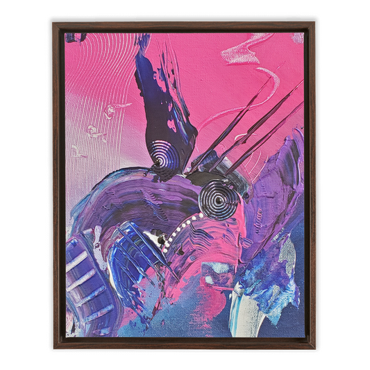 Purple Haze Framed Canvas Wraps