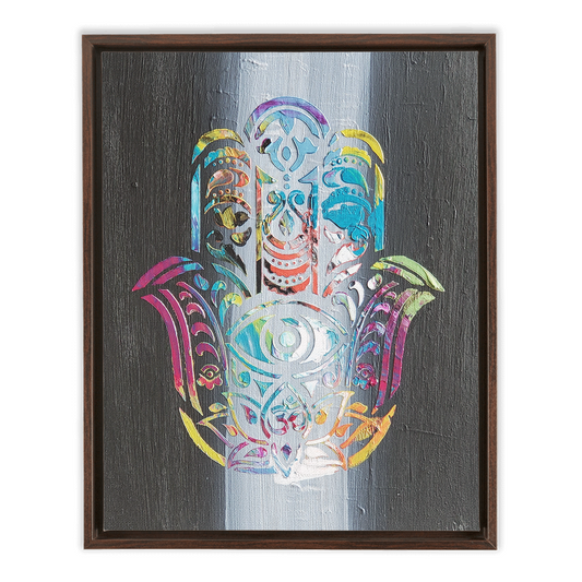 Hamsa I Framed Canvas Wraps