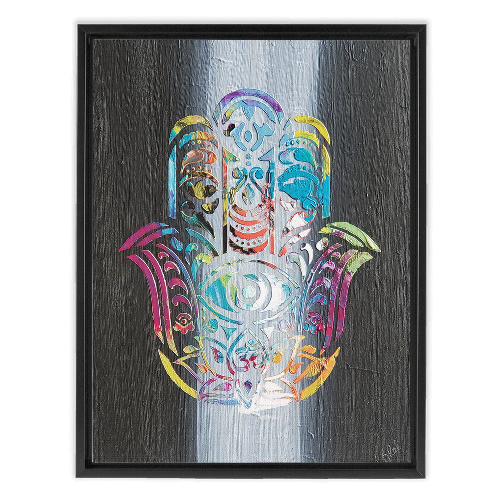 Hamsa I Framed Canvas Wraps