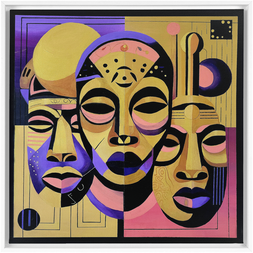 Maasai Framed Canvas Wraps