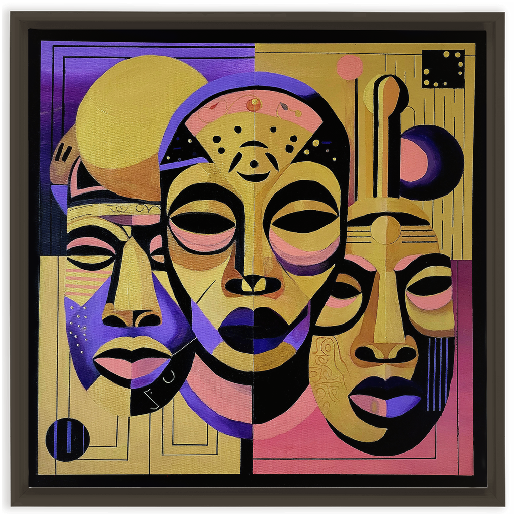 Maasai Framed Canvas Wraps