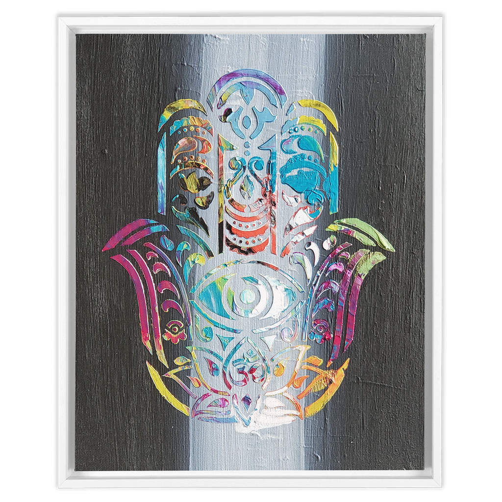 Hamsa I Framed Canvas Wraps