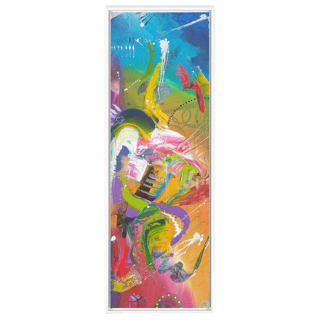 "The Celebration of Life I" Framed Canvas Wraps