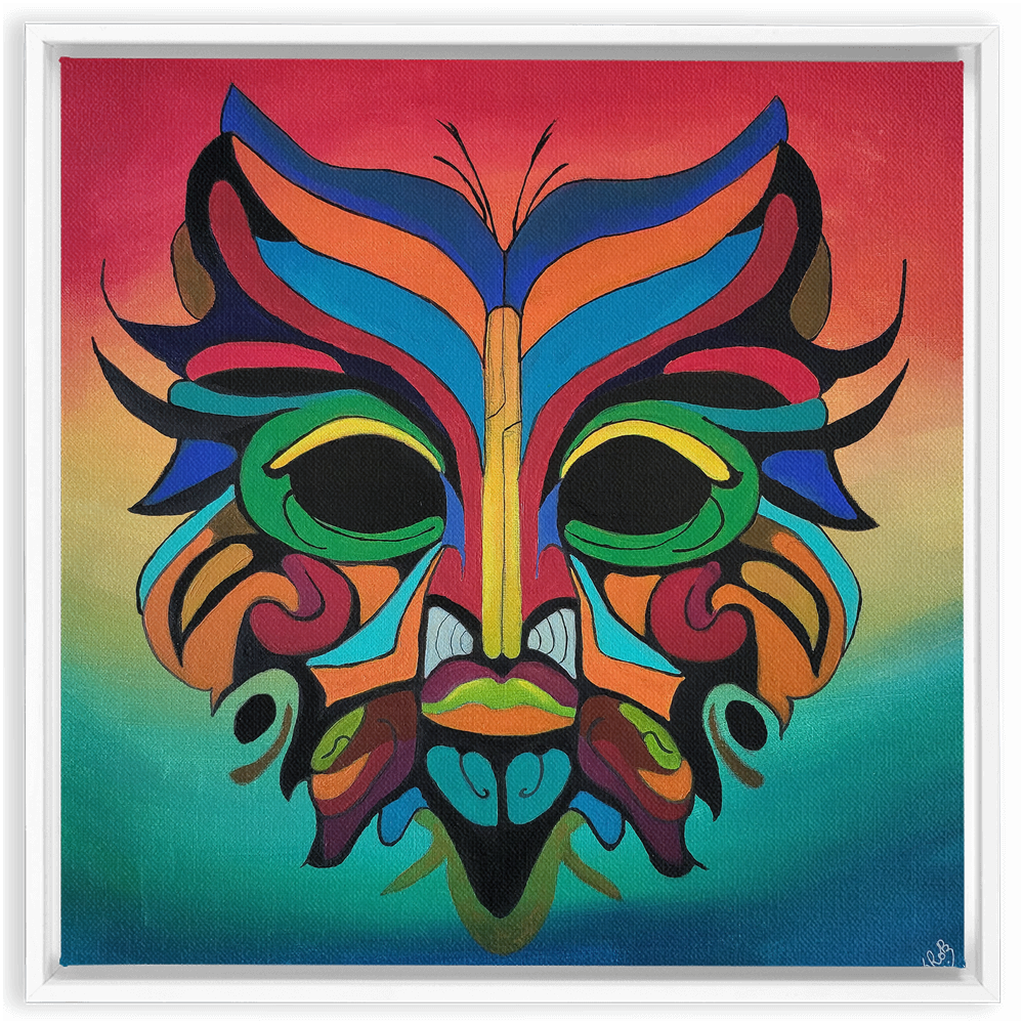 Sun-Da Framed Traditional Stretched Canvas