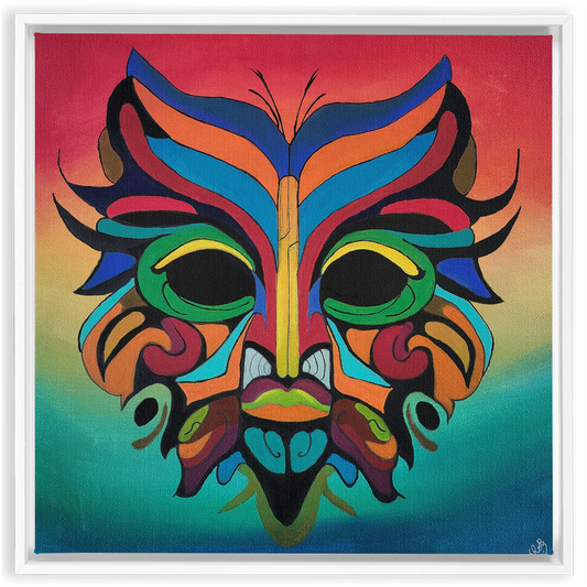 Sun-Da Framed Traditional Stretched Canvas