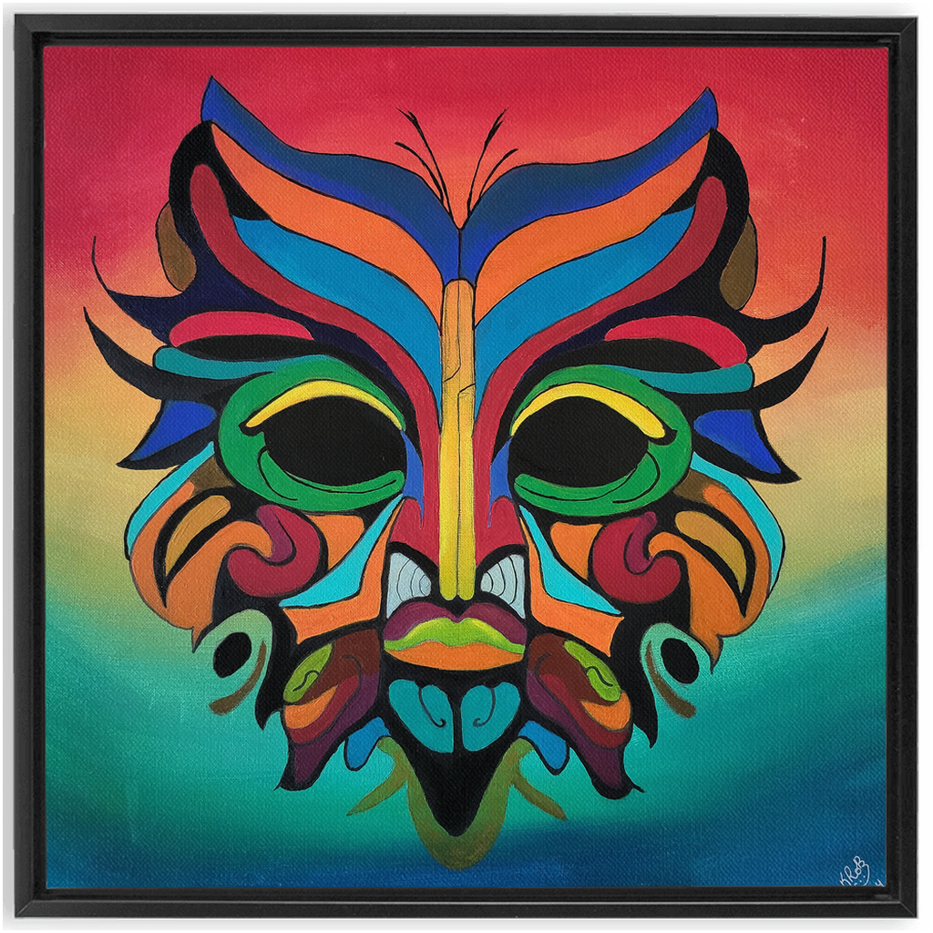 Sun-Da Framed Traditional Stretched Canvas
