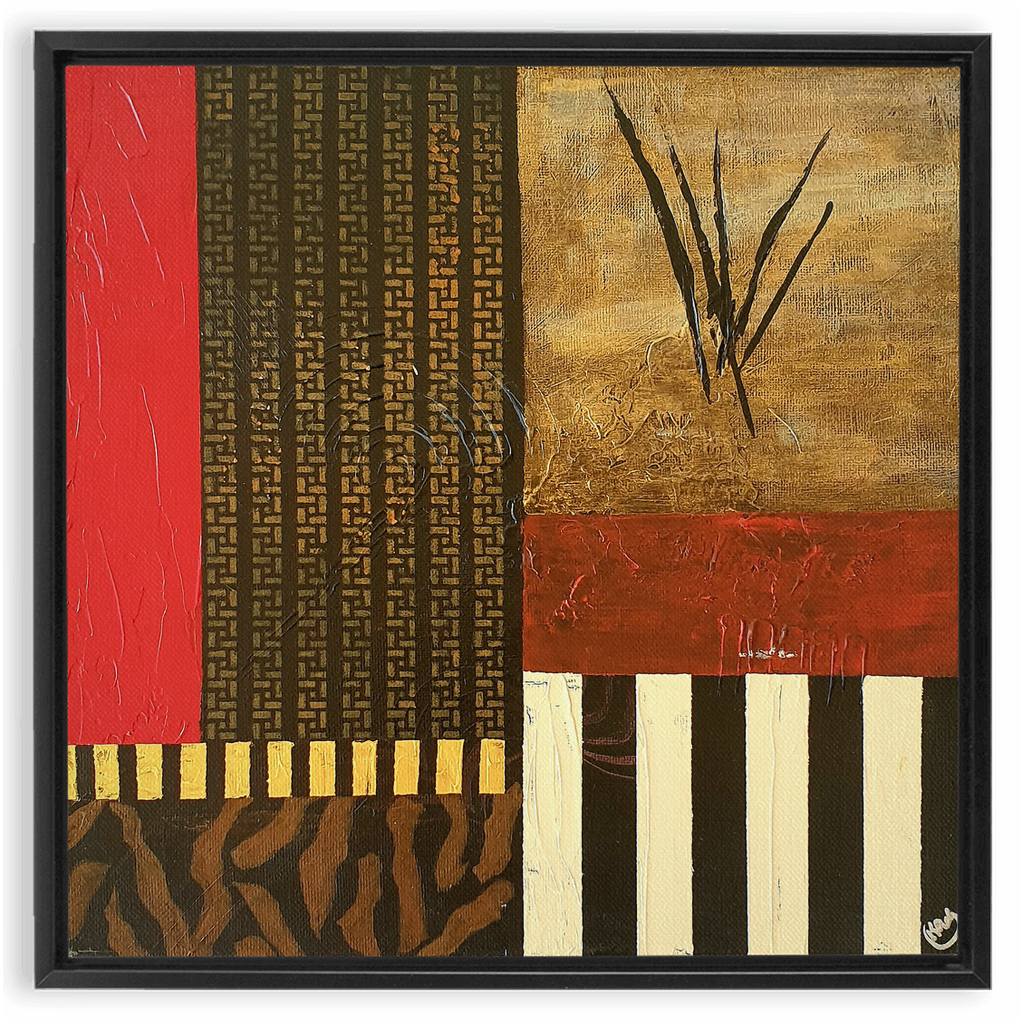 Śānti Framed Canvas Wraps