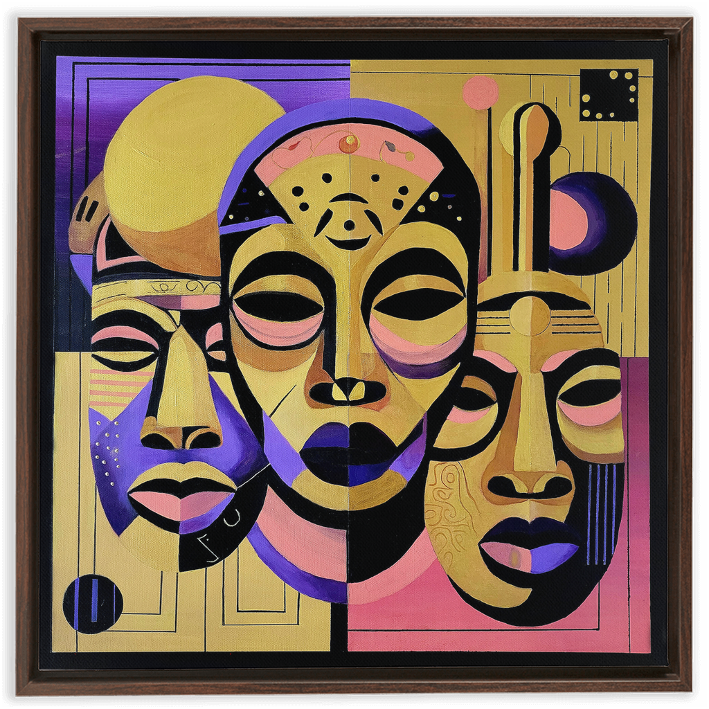 Maasai Framed Canvas Wraps