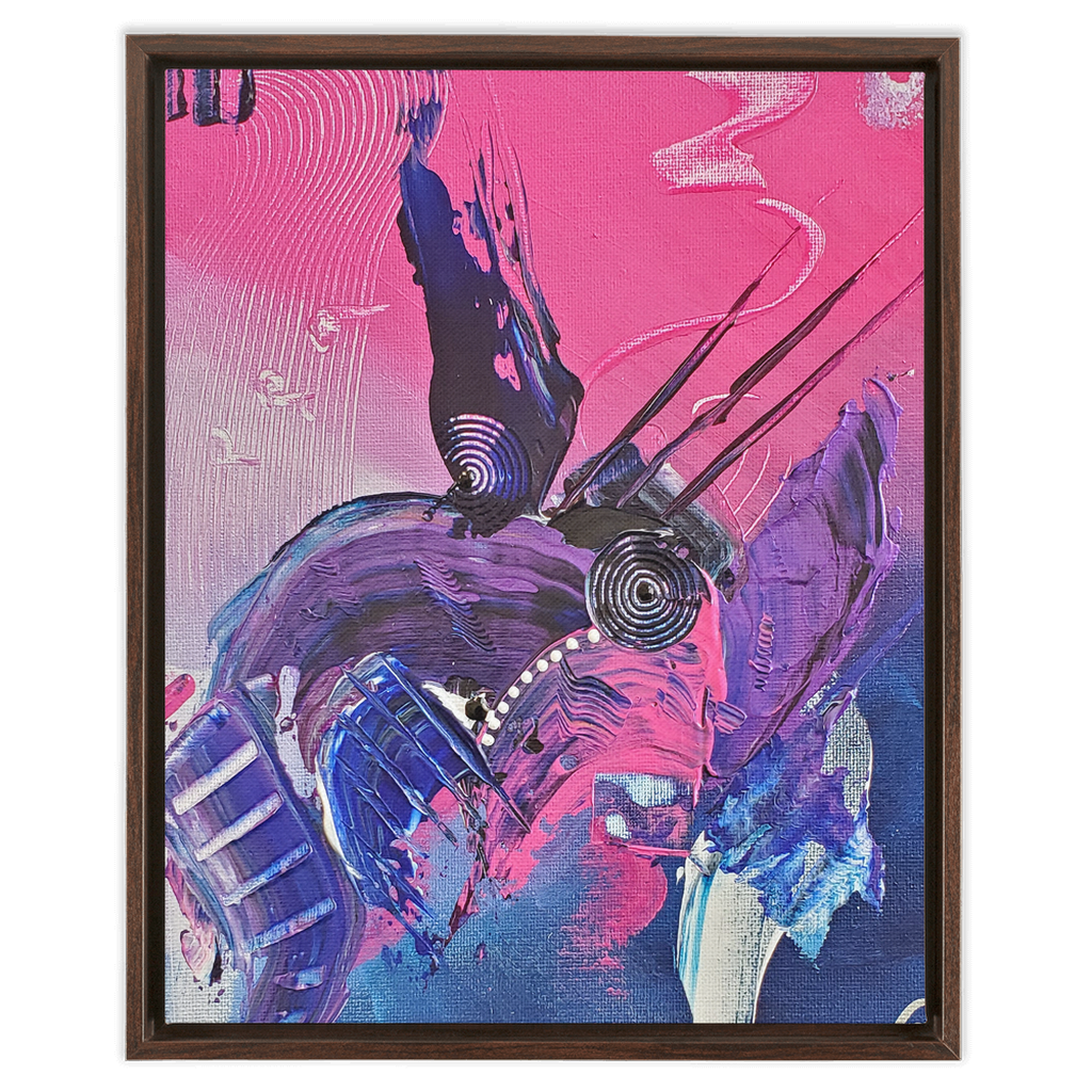 Purple Haze Framed Canvas Wraps