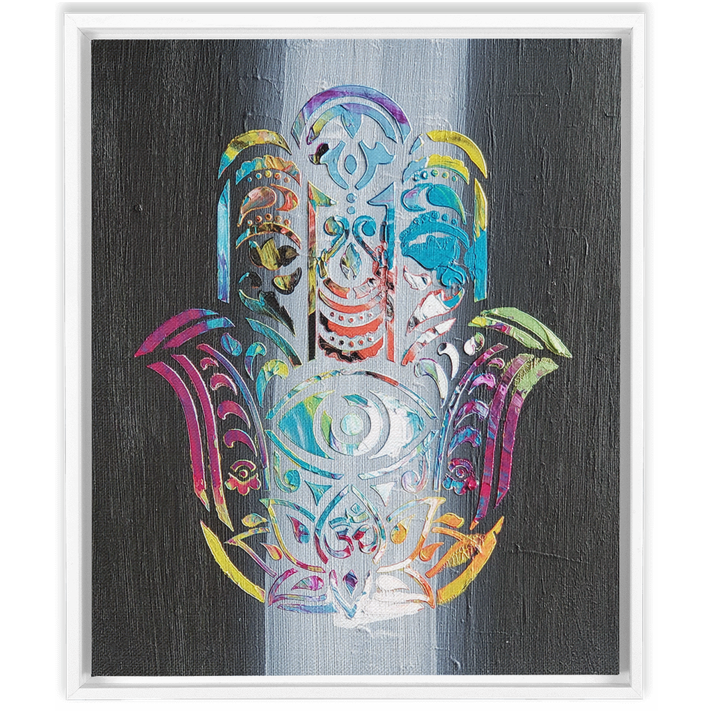 Hamsa I Framed Canvas Wraps