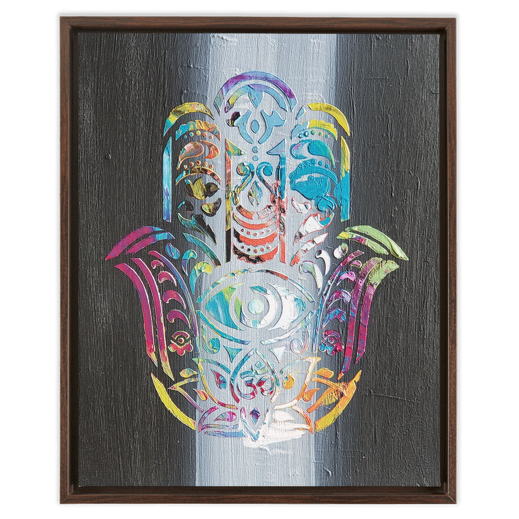 Hamsa I Framed Canvas Wraps