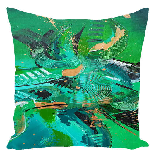 Emerald Throw Pillows