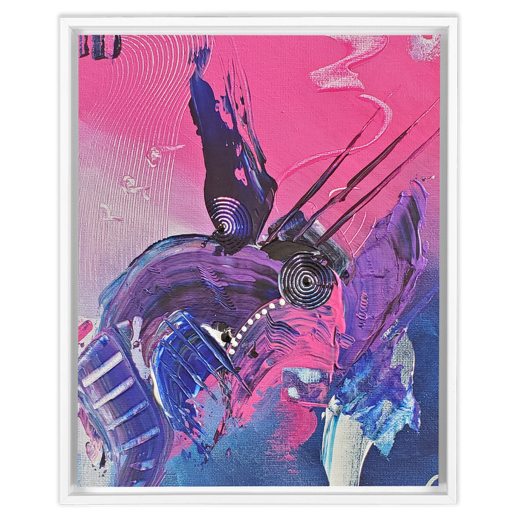 Purple Haze Framed Canvas Wraps