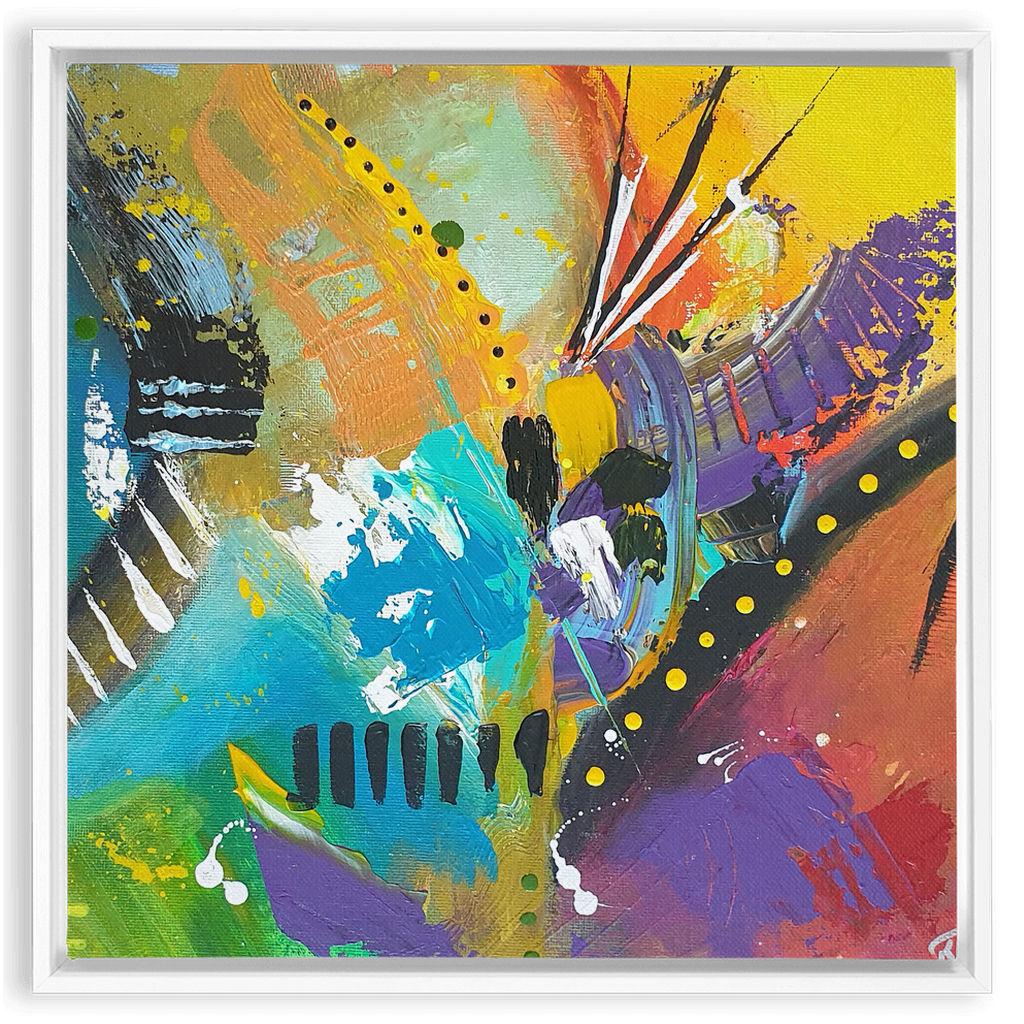 MardiGraz Framed Canvas Wraps