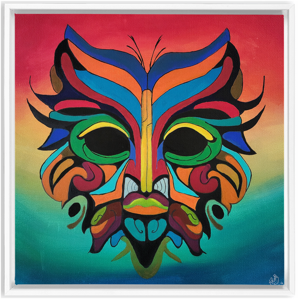 Sun-Da Framed Traditional Stretched Canvas