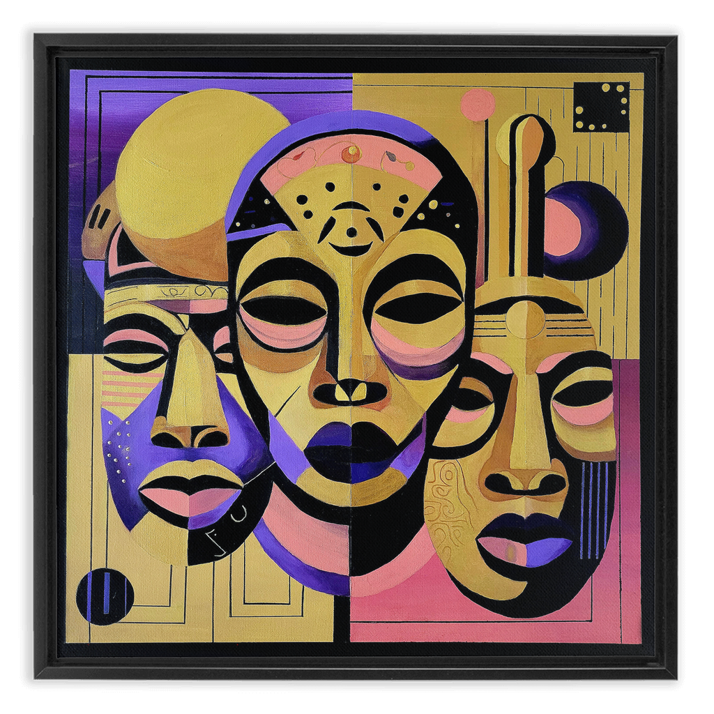 Maasai Framed Canvas Wraps