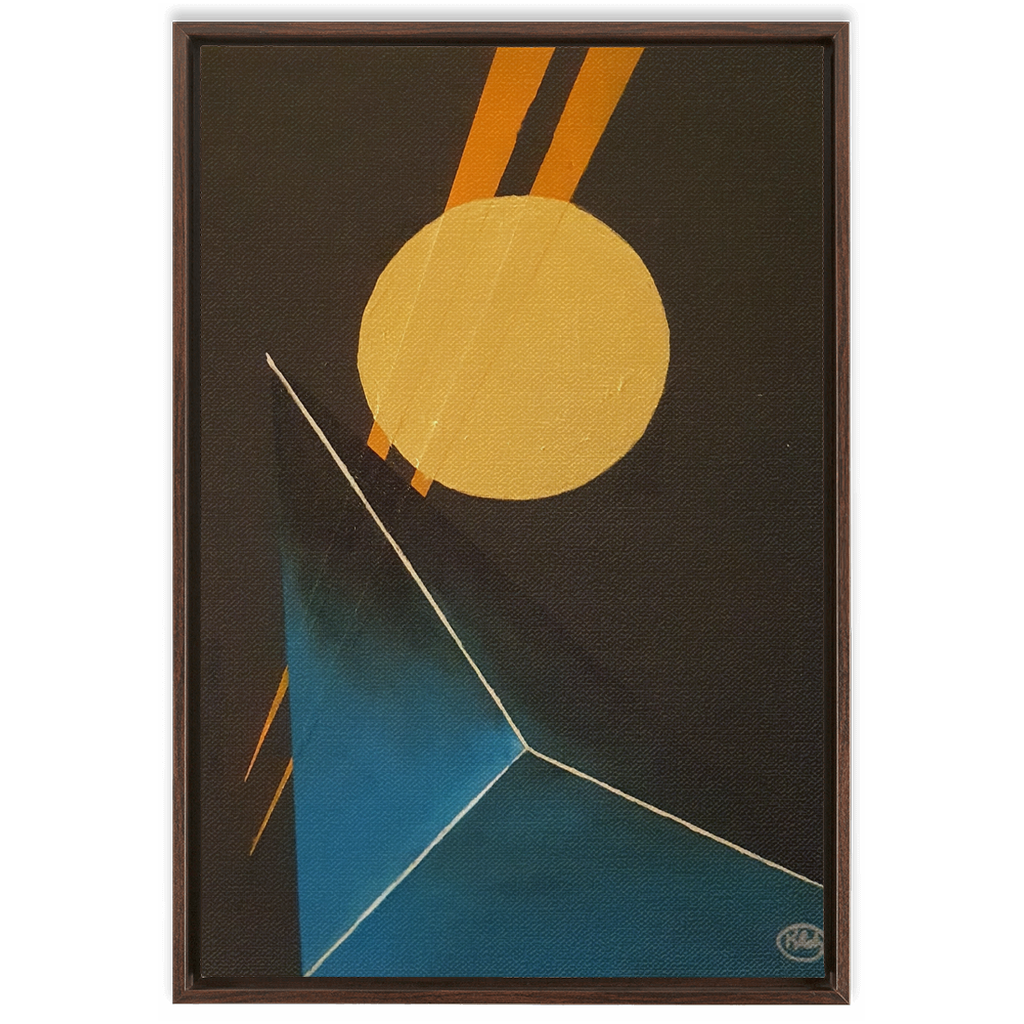 geoSpec1 Framed Canvas Wraps