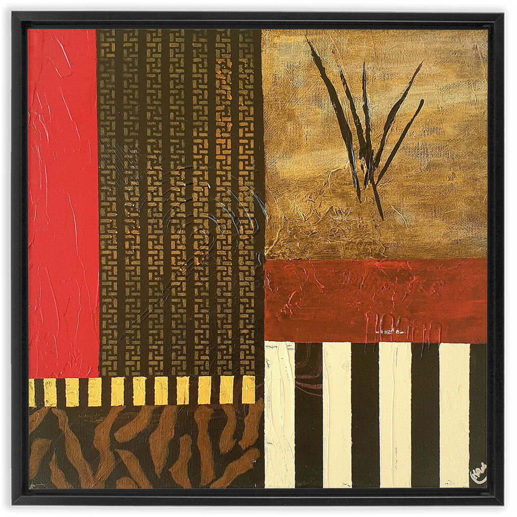Śānti Framed Canvas Wraps