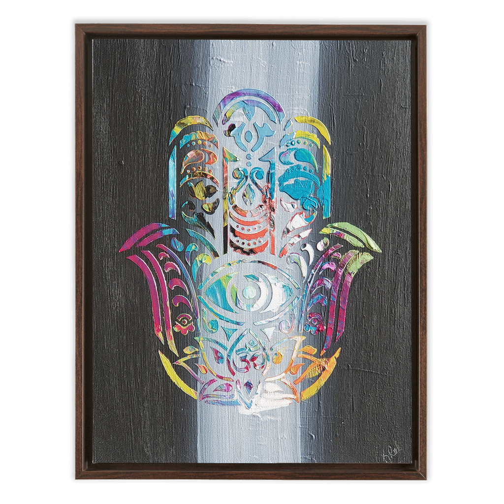 Hamsa I Framed Canvas Wraps