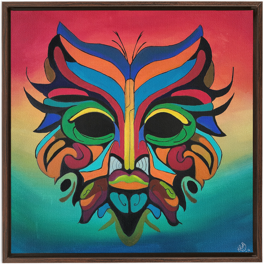 Sun-Da Framed Traditional Stretched Canvas