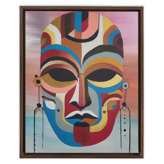 Zulu Framed Traditional Stretched Canvas