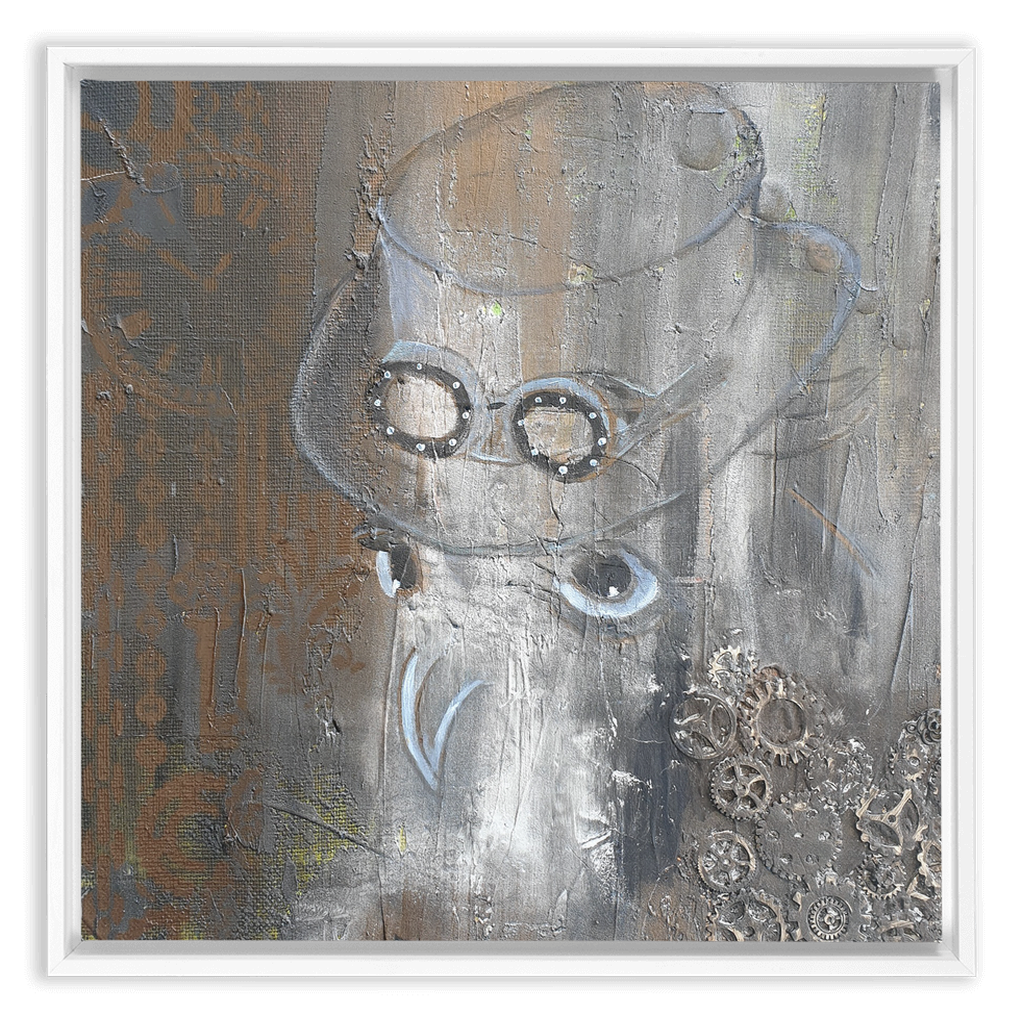 Mr.Who Framed Canvas Wraps