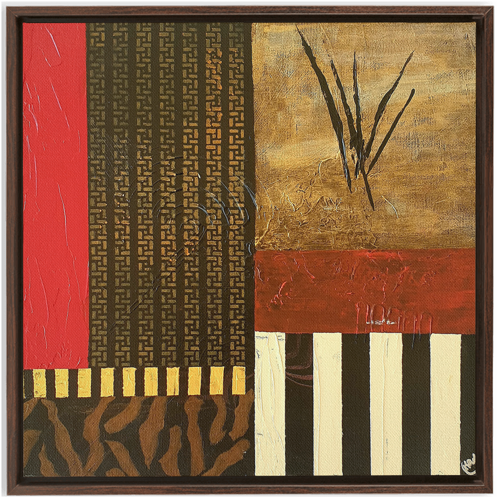 Śānti Framed Canvas Wraps