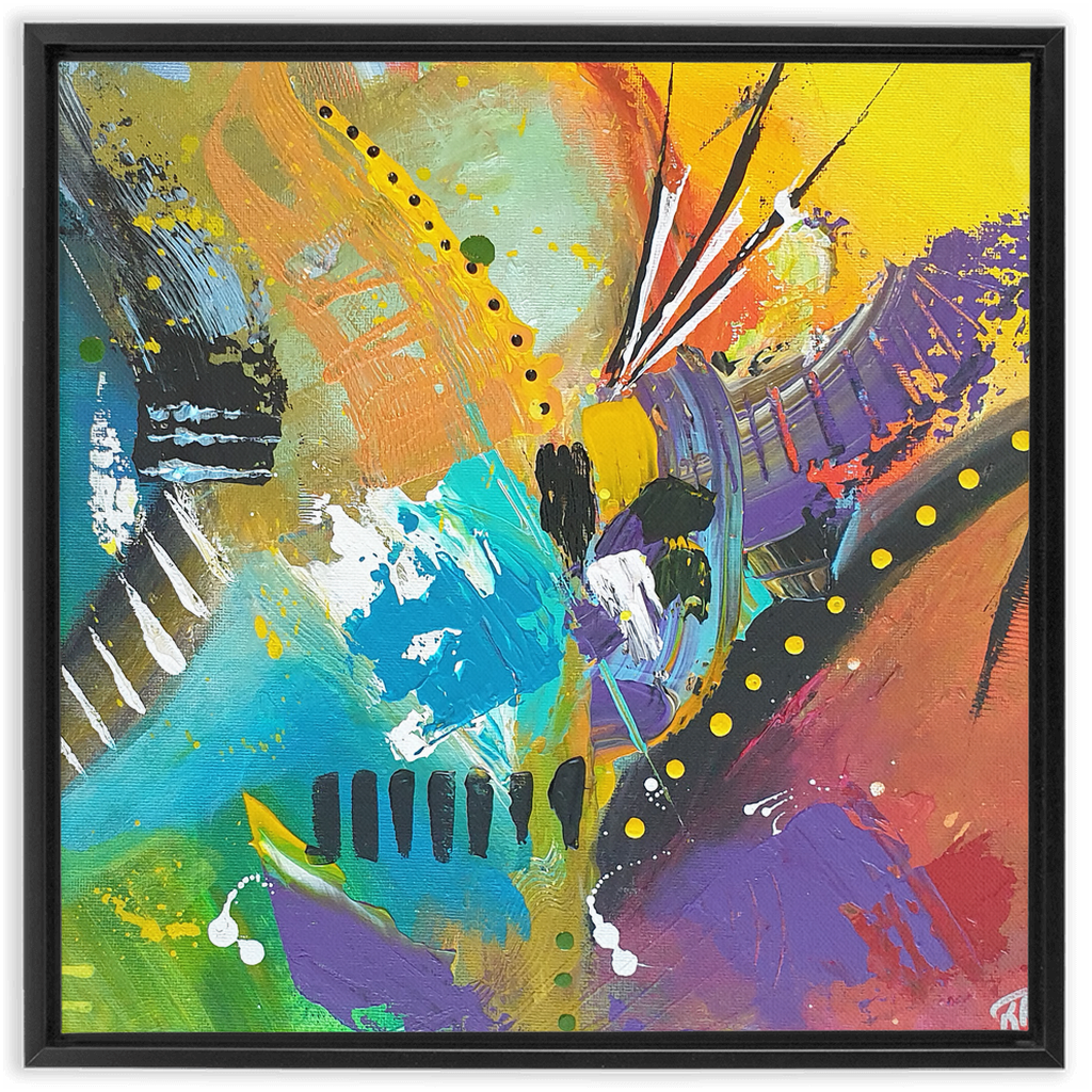 MardiGraz Framed Canvas Wraps