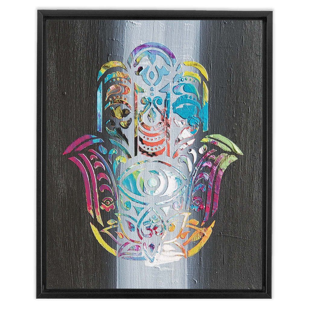 Hamsa I Framed Canvas Wraps