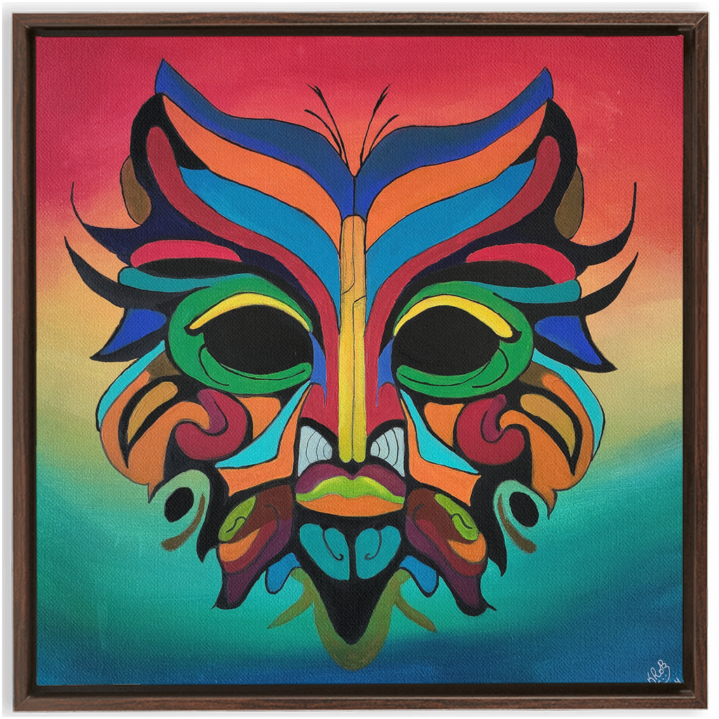 Sun-Da Framed Traditional Stretched Canvas