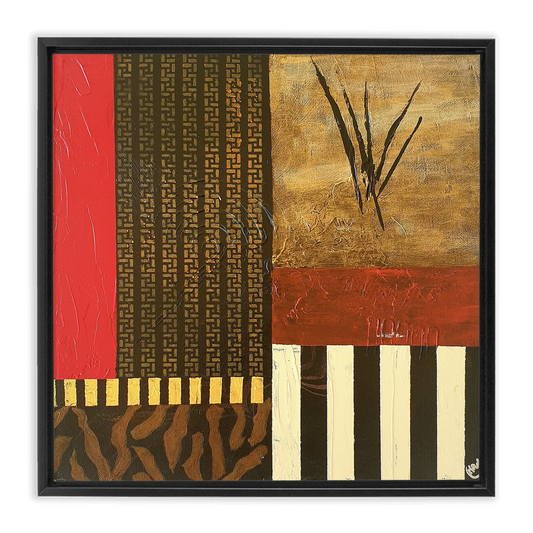 Śānti Framed Canvas Wraps
