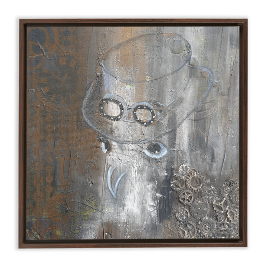 Mr.Who Framed Canvas Wraps