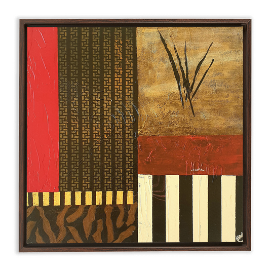 Śānti Framed Canvas Wraps