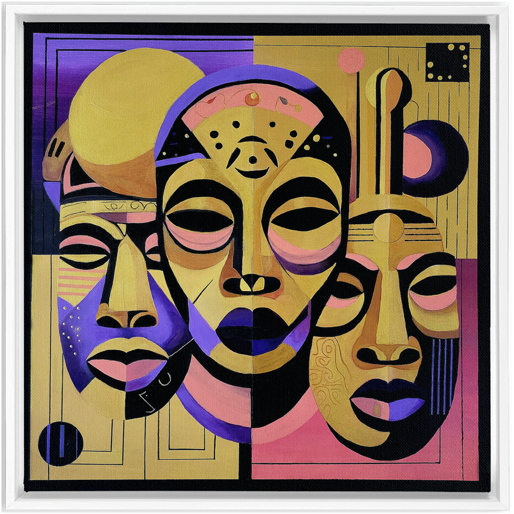 Maasai Framed Canvas Wraps