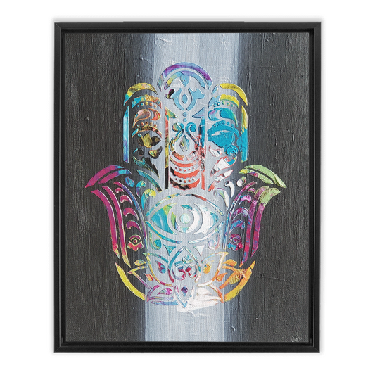 Hamsa I Framed Canvas Wraps