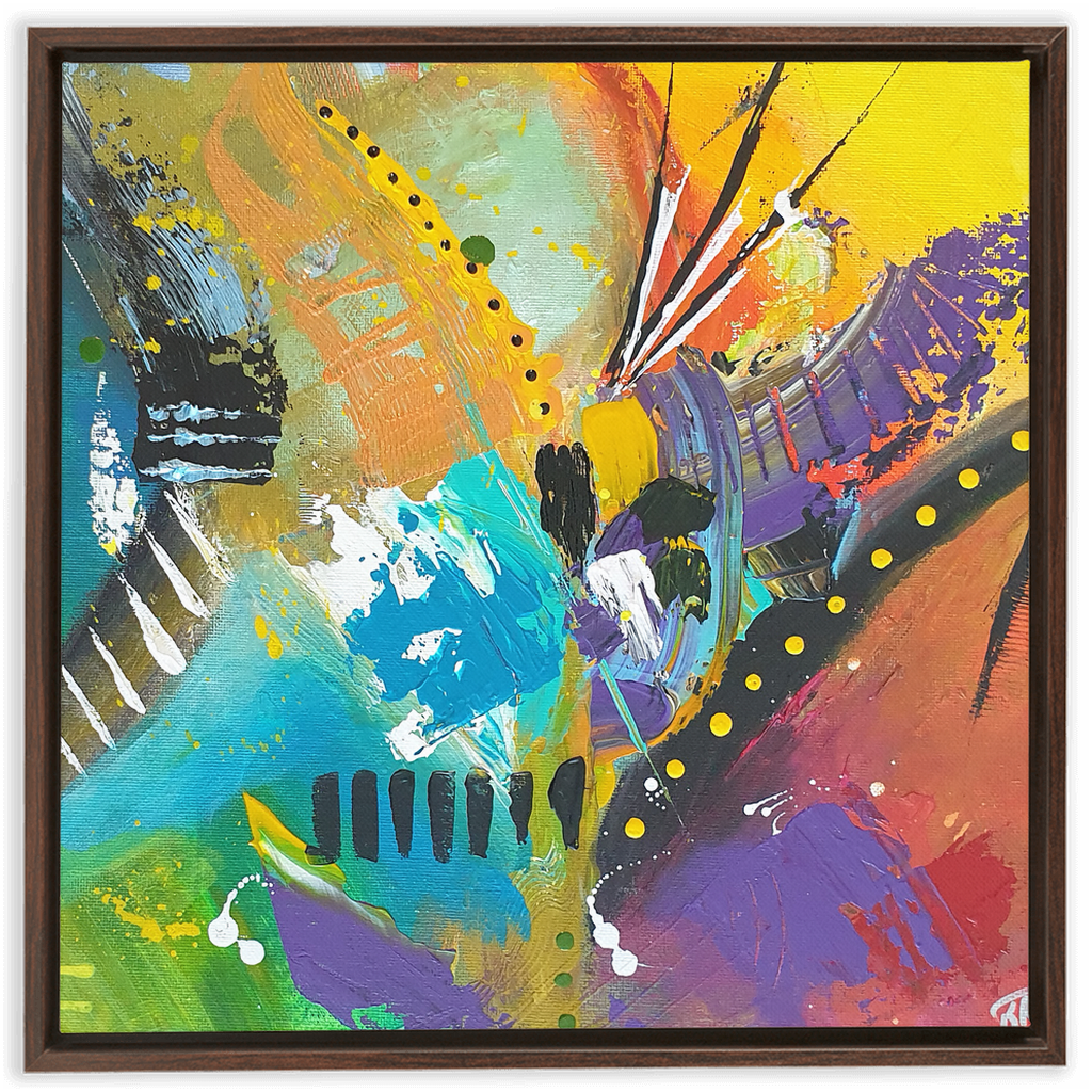 MardiGraz Framed Canvas Wraps