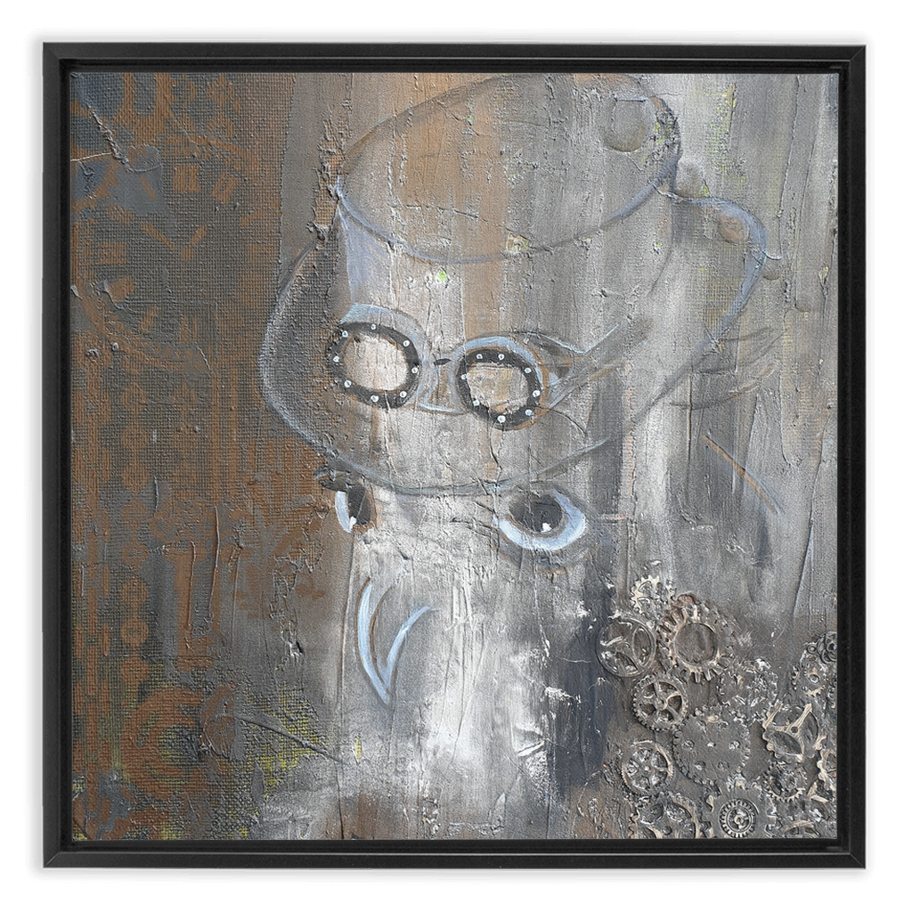 Mr.Who Framed Canvas Wraps