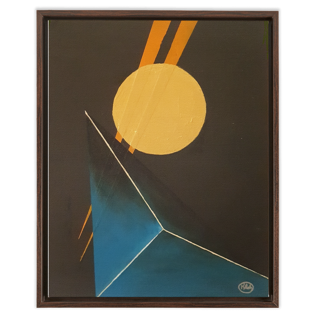 geoSpec1 Framed Canvas Wraps