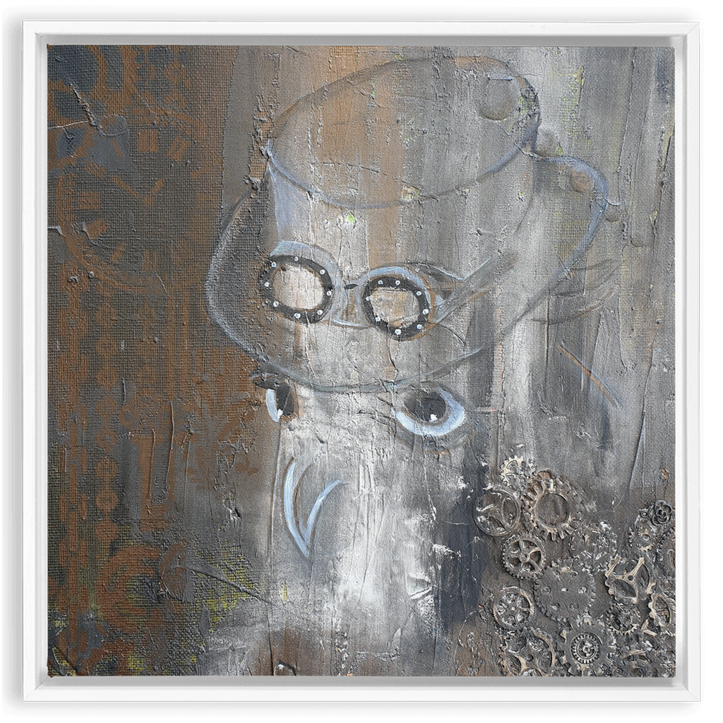 Mr.Who Framed Canvas Wraps