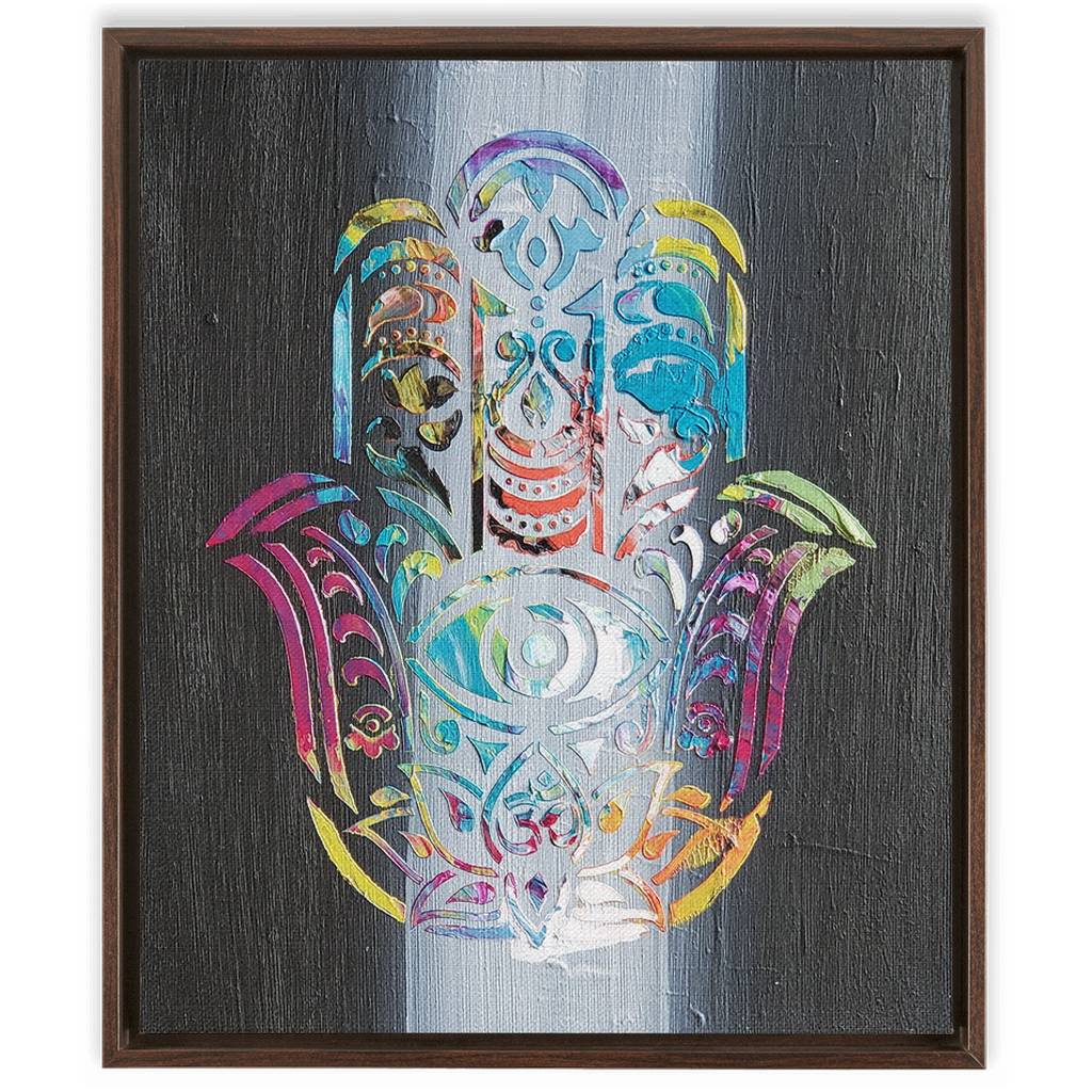 Hamsa I Framed Canvas Wraps