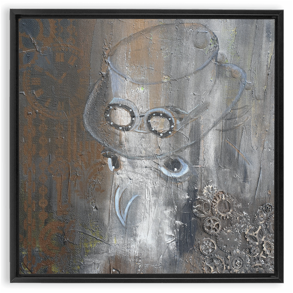 Mr.Who Framed Canvas Wraps