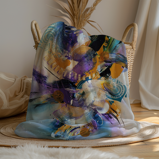 Mystical Currents Minky Blankets